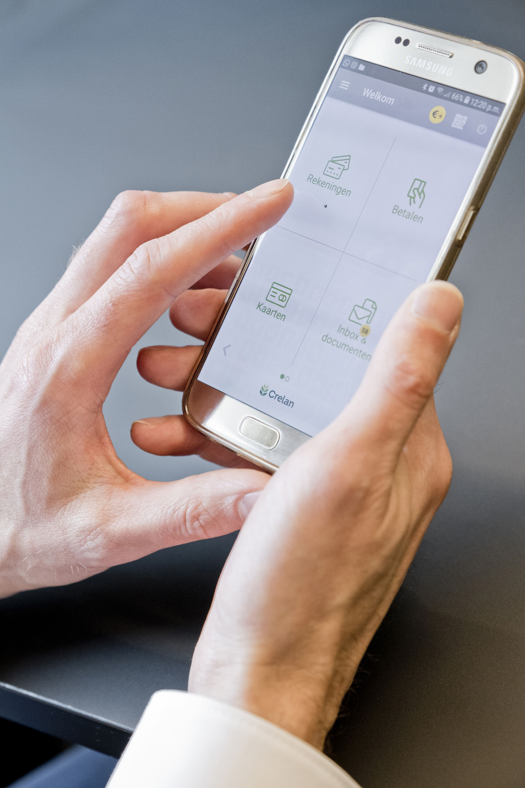 Crelan mobiele app